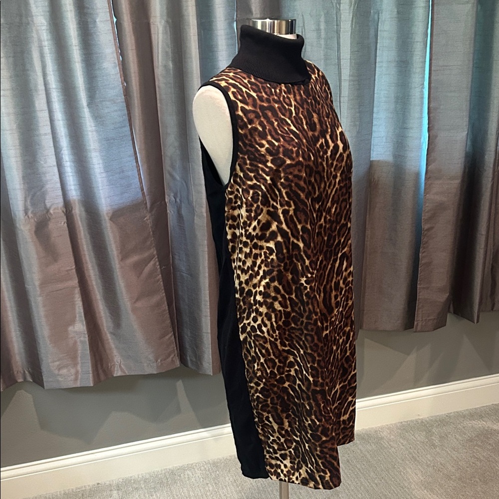 Lauren Ralph Lauren Leopard Print Midi Dress